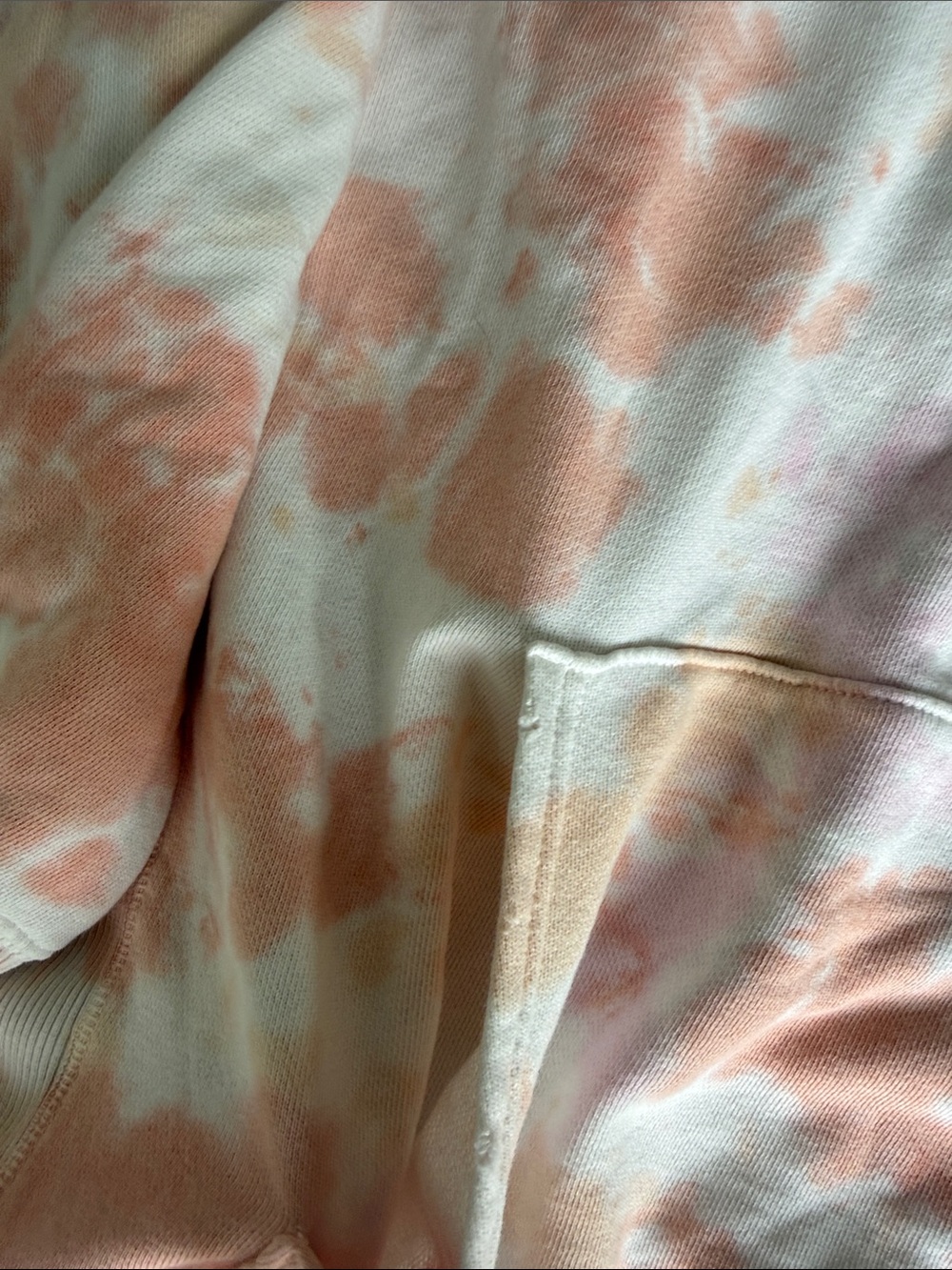 Aerie Orange and Pink Tie-Dye Oversized Hoodie Large - Picture 5 of 7